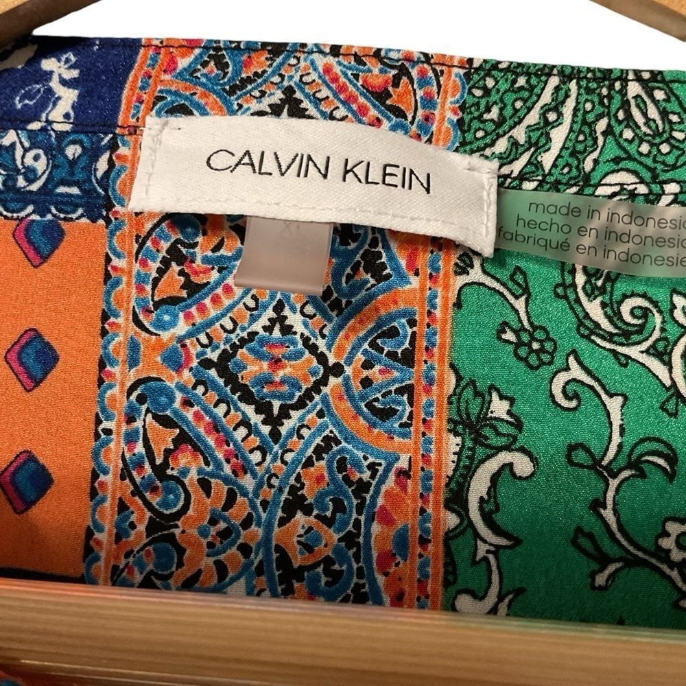 Calvin Klein vintage button‎ down shirt size XL - Picture 3 of 8